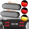 2X LED Truck Trailer DRL LED Light Bar Brake Flowing Turn Signal Stop Tail Strip