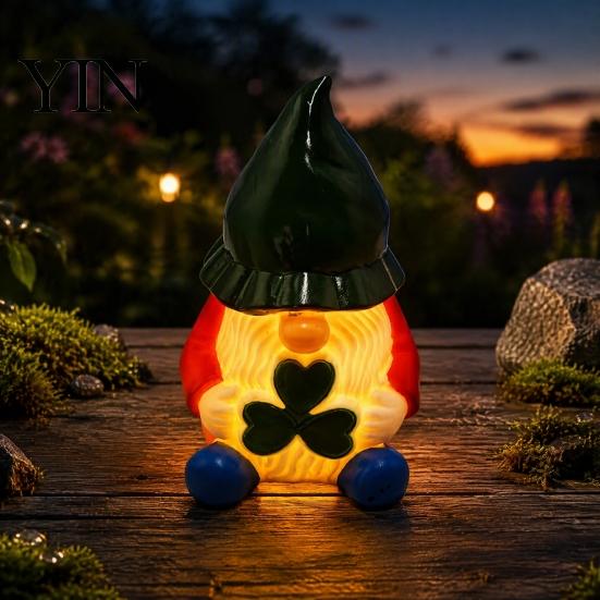 Cozy Nursery Night Lighting Christmas Light, Santa Snowman Elk Bell Figurine Lamp, Glowing Indoor Holiday Table Decorations LED Tabletop Decor,