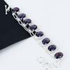 Beautiful Amethyst Gemstone Handmade 925 Sterling Silver Bracelet, Amethyst Bracelet For Wife , Unisex Bracelet, Birthday Gift For Her