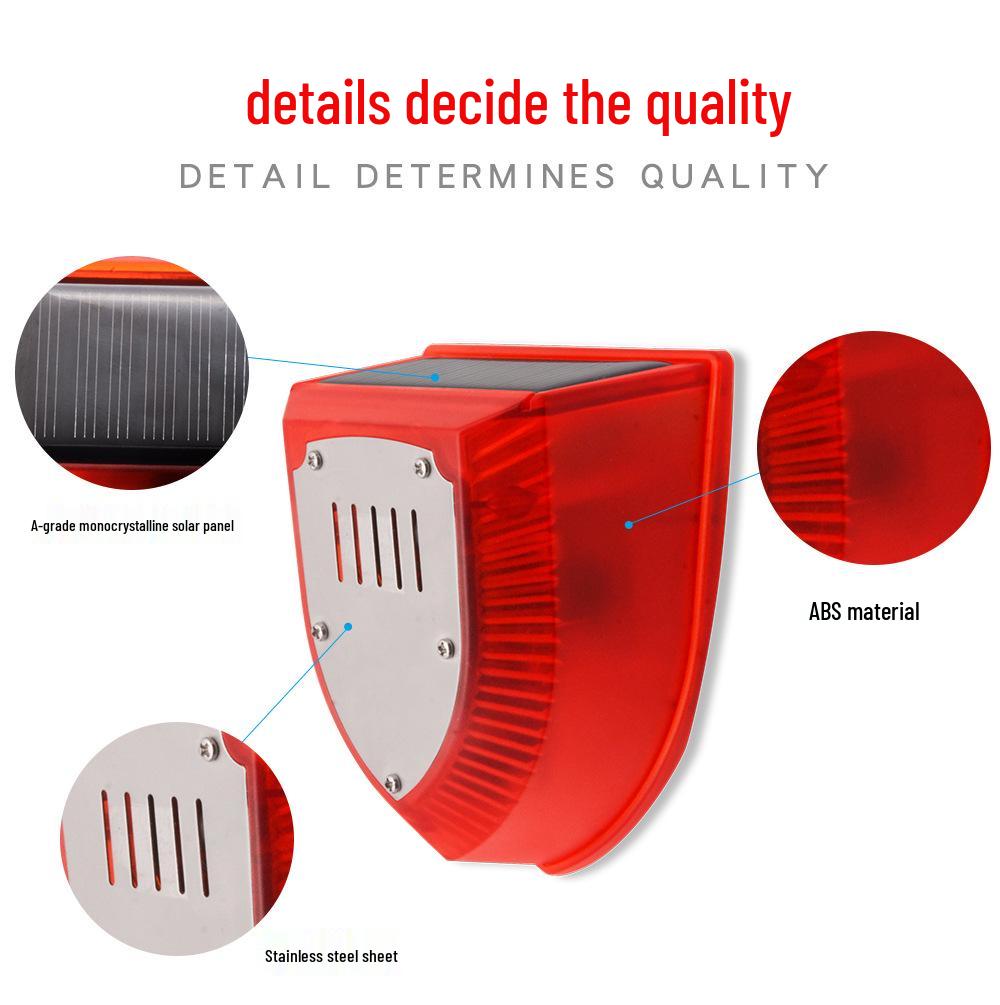 Дневной солнечный отпугиватель птиц: Звуковая и световая сигнализация для сада, пруда, рисового поля и отпугивания голубей