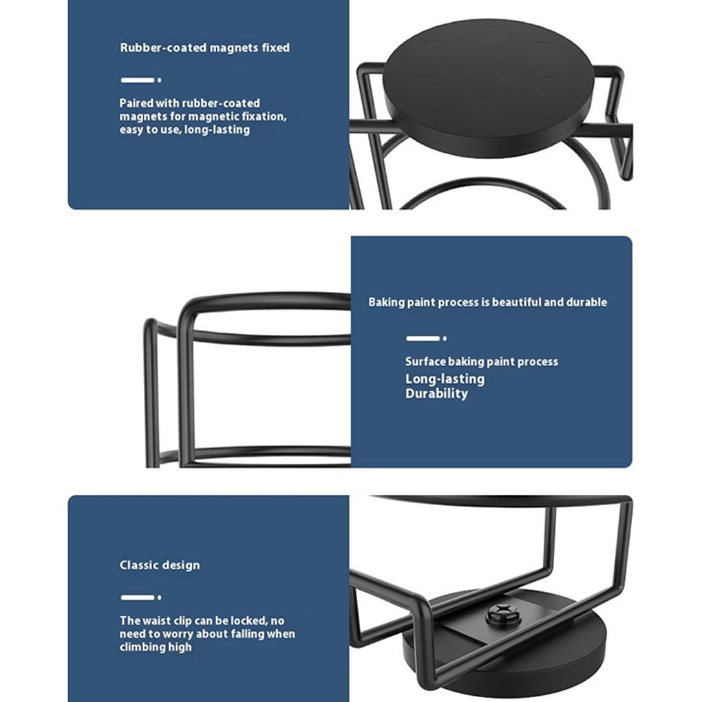Magnetic Cup Holder Magnetic Cup caddie Beverage Rubber Strong Adsorption Durable Used for Treadmills Cars Buses