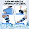 Adults Reusable Gel Knee Wrap with Hot Cold Pack for Joint Pain Relief Sports Recovery