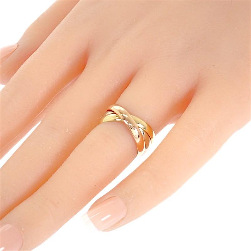 CARTIER  40078983 #11(JP Size) ring gold K18 yellow gold/K18 Pink Gold Women
