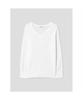 8SECONDS Linen Blended V-Neck Pullover Ivory