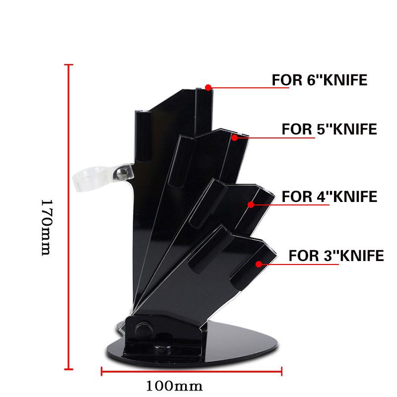 Кухонные ножи Керамические ножи Набор аксессуаров 3 дюйма для очистки овощей 4 дюйма универсальные 5 дюймов для нарезки 6 дюймов нож шеф-повара + держатель + овощечистка с черным лезвием