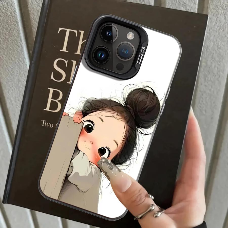 Чехол для iPhone 17 Pro Max XR 12 14 15 Plus 13 Pro XS Air 16 11 Задняя крышка телефона Милая Злая Девочка