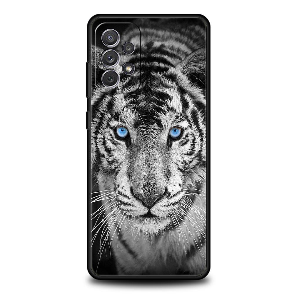 Tiger Leopard Fashion Phone Case For Samsung Galaxy A17 A07 A55 A35 A25 A15 A05 A33 5G A31 A23 A21s A13 A41 A73 A53 A51 A71Cover
