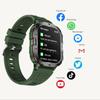 Смарт-часы в стиле милитари 2,01-дюймовый TFT-экран Отображение информации по SMS Воспроизведение музыки Спорт на открытом воздухе Фитнес GPS-трекер Здоровье Bluetooth-вызов Smartwatch