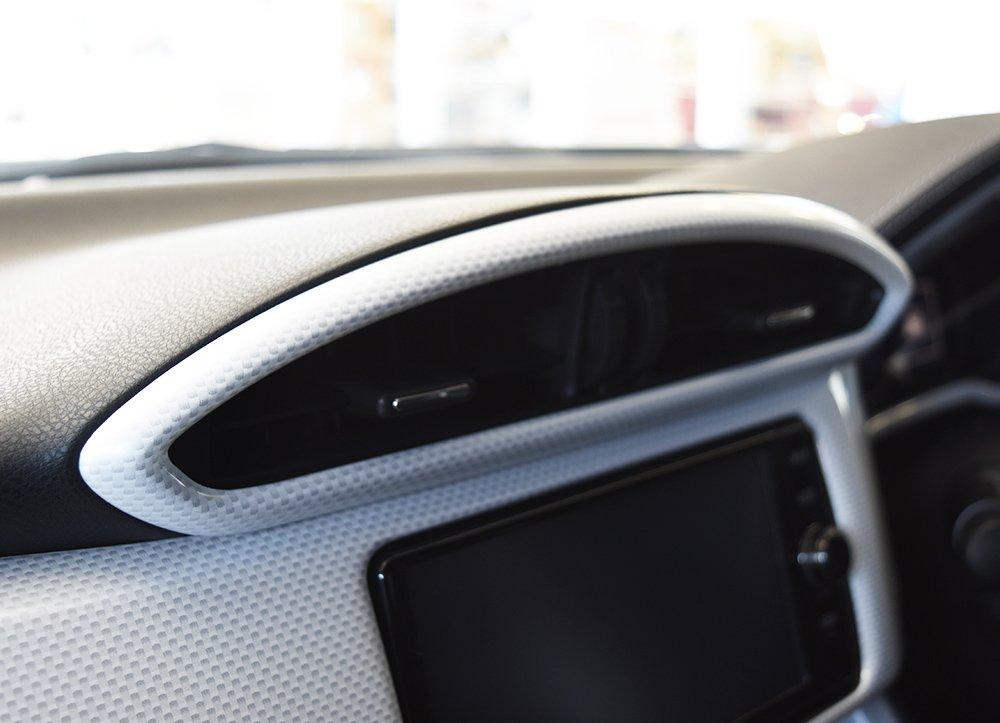 SecondStage Toyota 86 Центральная панель воздуховода Белый карбон Ранний/Поздний стиль/T136WHC