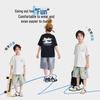 Luomeng Boys' Ice Silk Cooling Short Sleeve T-Shirt