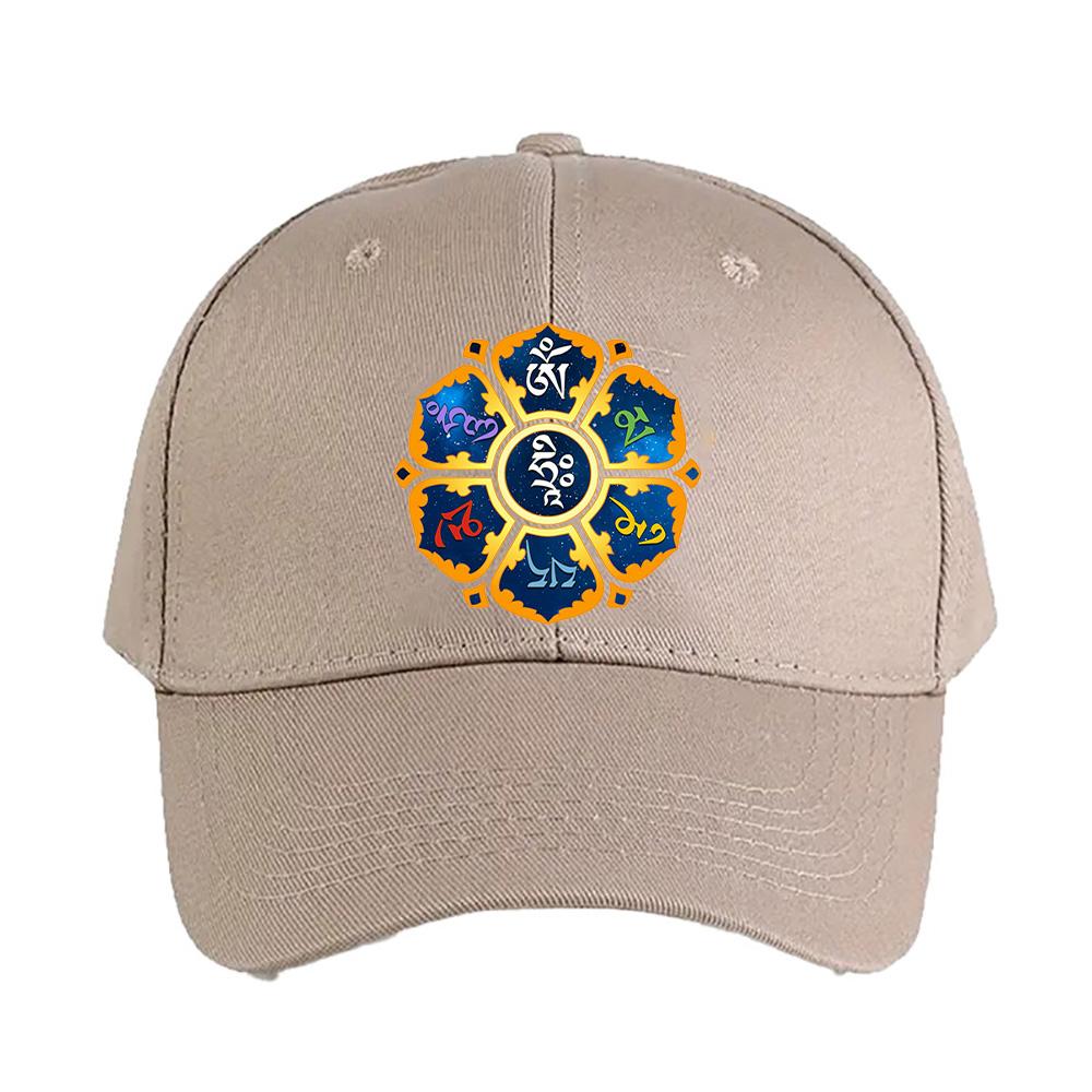 Om Mani Padme Hum Cosmic Cap summer woman Man Adult Hat Fashion Casual Adjustable Printed Baseball Caps Trucker Cap
