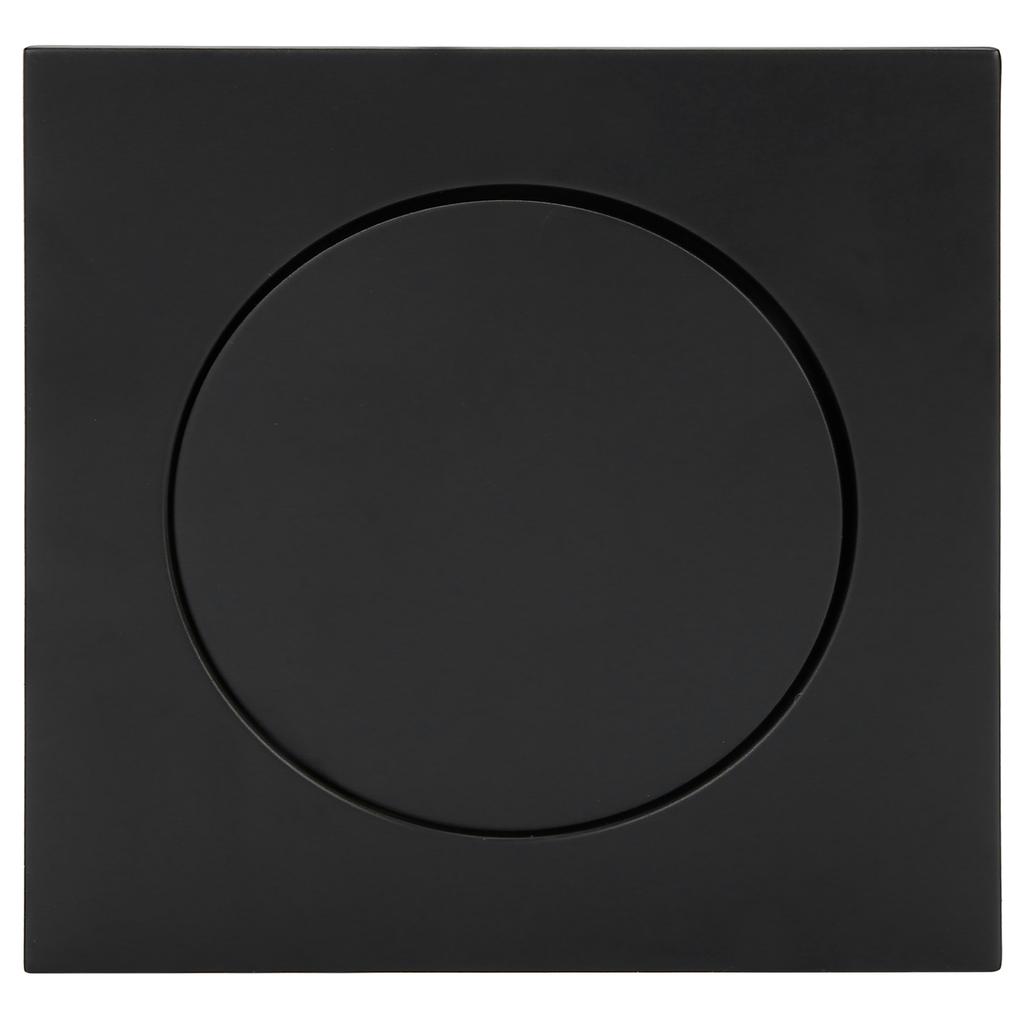 Floor Drain Strainer Pop Up Type for Bathroom Shower Toilet Fast Draining Square AntiOverflow OdorResistant(Black )