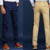 28-38 мужские повседневные брюки модные брюки однотонные прямые брюки деловой костюм брюки