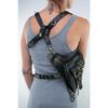 Motorcycle Leg Bag for women,Medieval Women Steampunk Gothic Motorcycle Leg Bag with Belt Assassin
