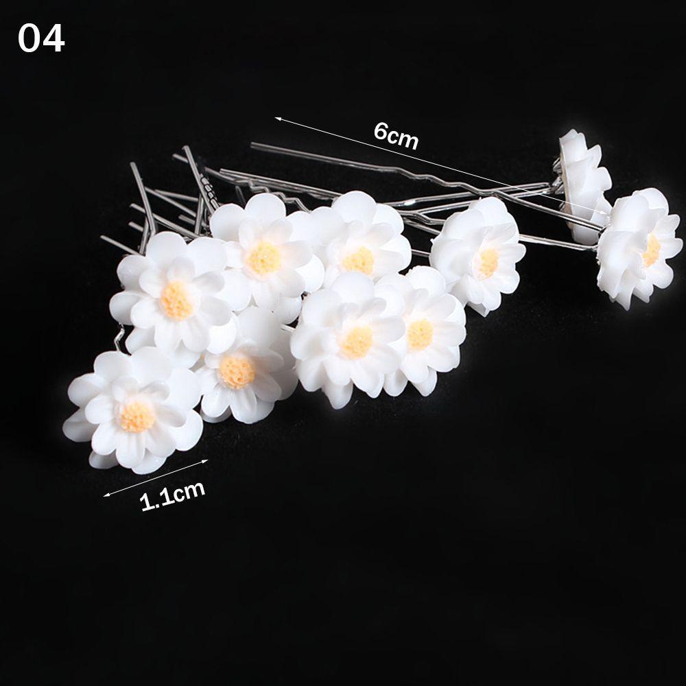 Accessories Bridal Tiara U Shaped Hair Clip Flower Hairpin Stick Bride Headpiece Bridal Hairpin