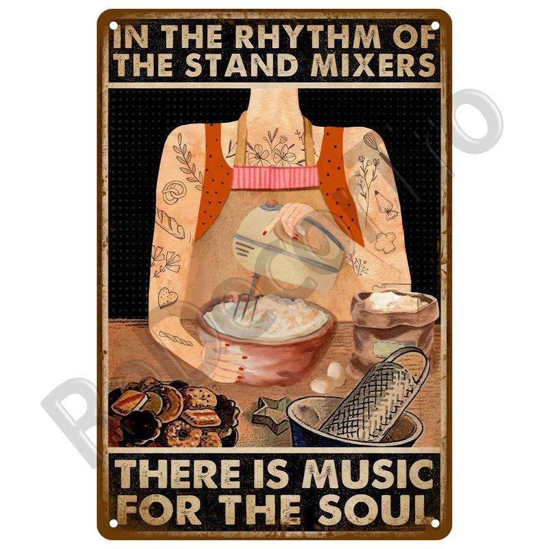 Vintage Metal Plaque Plates Decor Garden Flower Rules Metal Sign For Pub Bar Home Wall Decor Art Tin Signs Flower Poster Gift