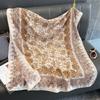 Retro Cashew Print Women's Scarf Cotton and Linen Touch Versatile Fashion Scarf with Large Shawl Long Silk Scarf