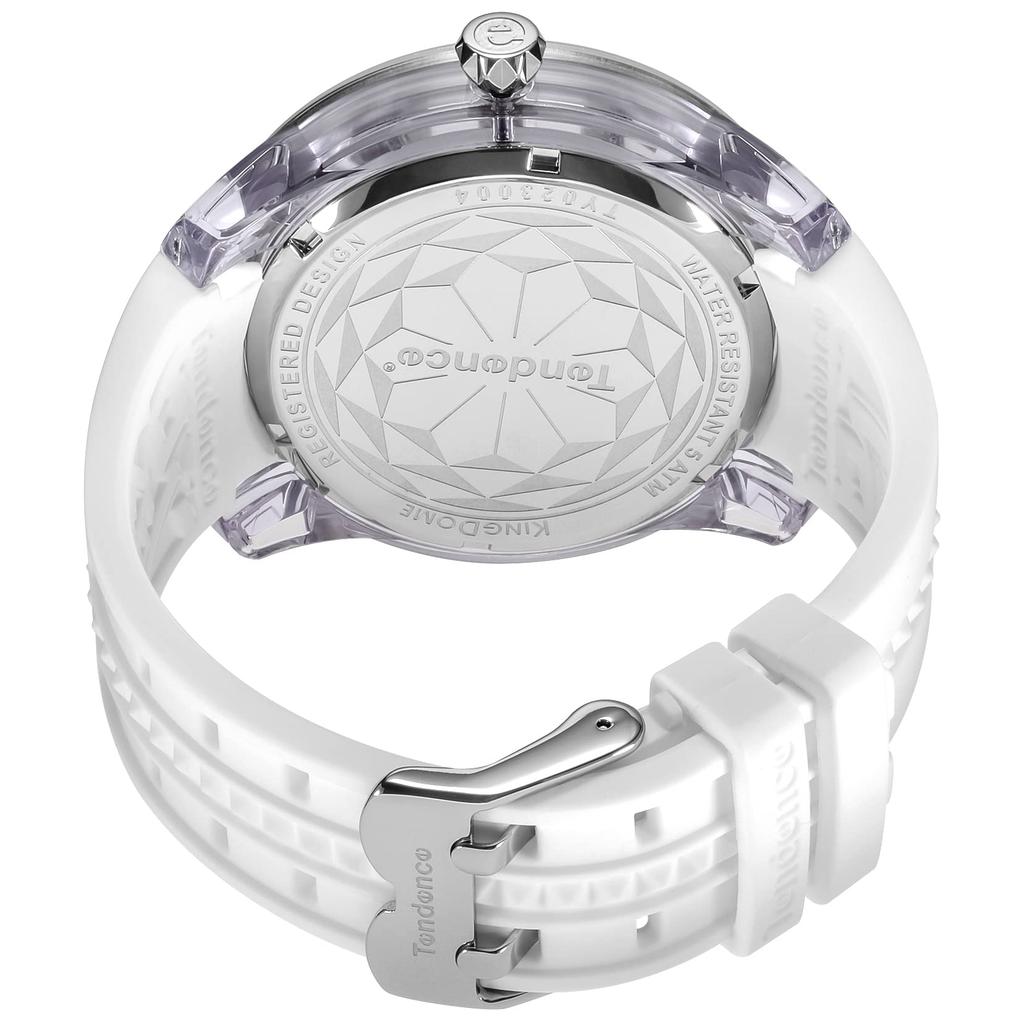 Часы King Dome Серебристый циферблат Полиамид Минеральное стекло Кварцевые 50 мм Часы TY023004P Белые [Tendence] Женские [Товар]