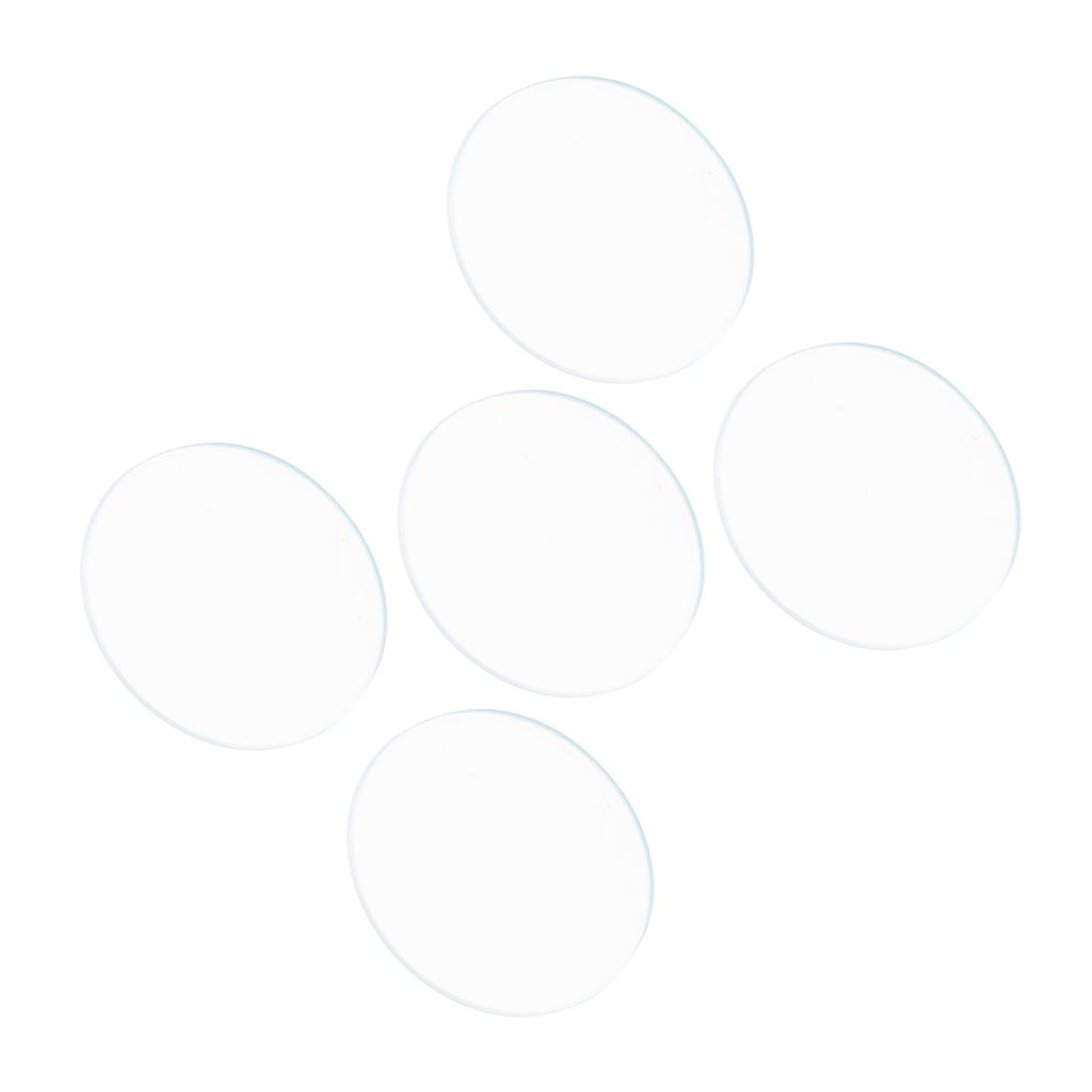 5PCS Round 37/38/39MM Flat Watch Crystal Lens Glass Replacement Parts Tool 39MM