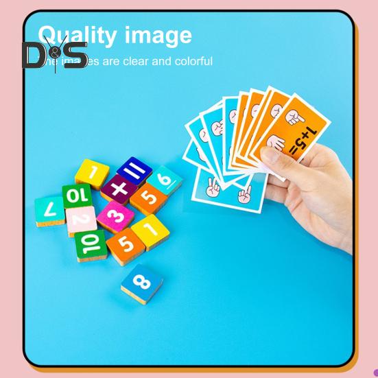 Детская арифметическая игрушка для счета с гибкой рукой, деревянный блок с цифрами, детская дошкольная обучающая игрушка для малышей, мальчиков и девочек, обучающие математические манипуляции