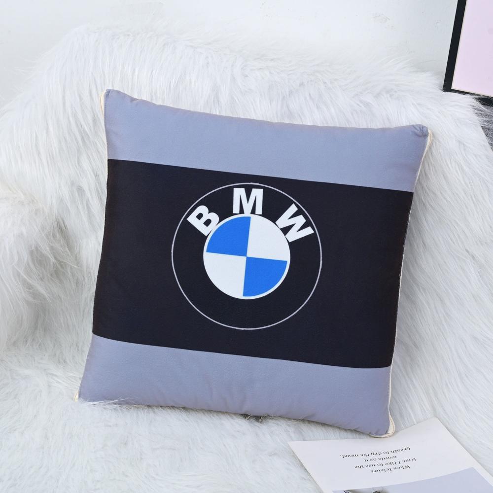 Car Pillow Cushion Pillow 2-in-1 Multifunction Nap Cushion Blanket For BMW M 1 2 3 4 5 7 Series X1 X3 X4 X5 X6 X7 F10 F30 E46 E6 DV1