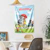 Warner Bros Works Custom Your Name Wall Decor Tapestry Art For Pet Memorial Birthdaywedding Party Backdrop Family Gift