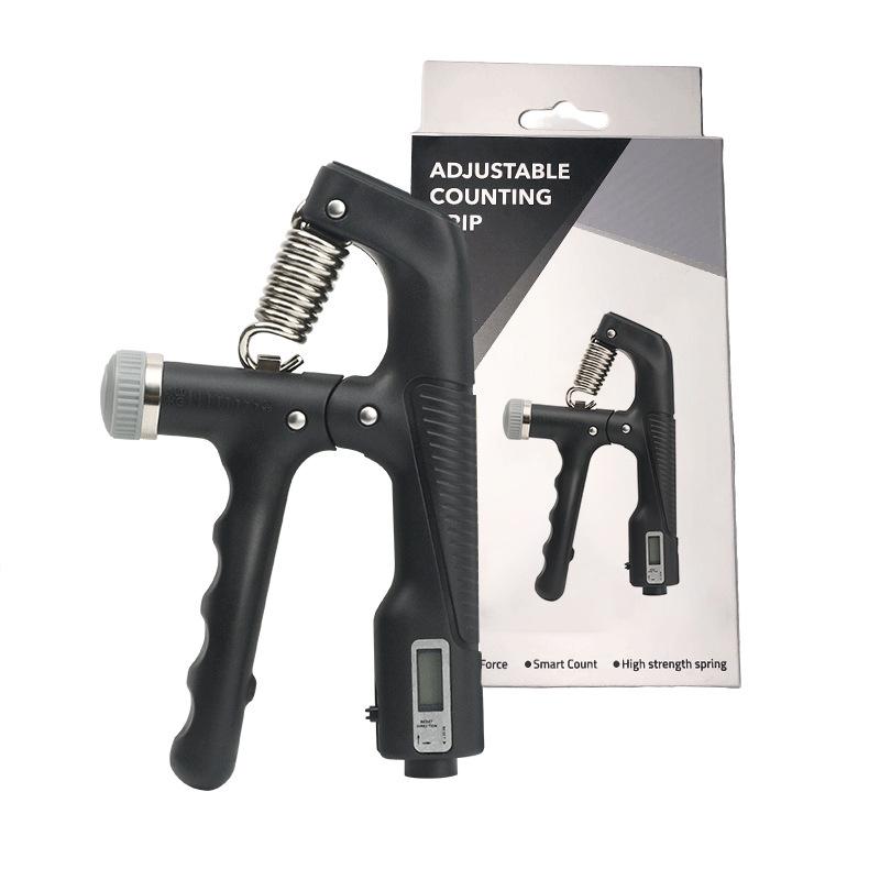 Силовой тренажер с регулируемым хватом: Электронный счетный ручной захват (10-100КГ) для тренировки мышц
