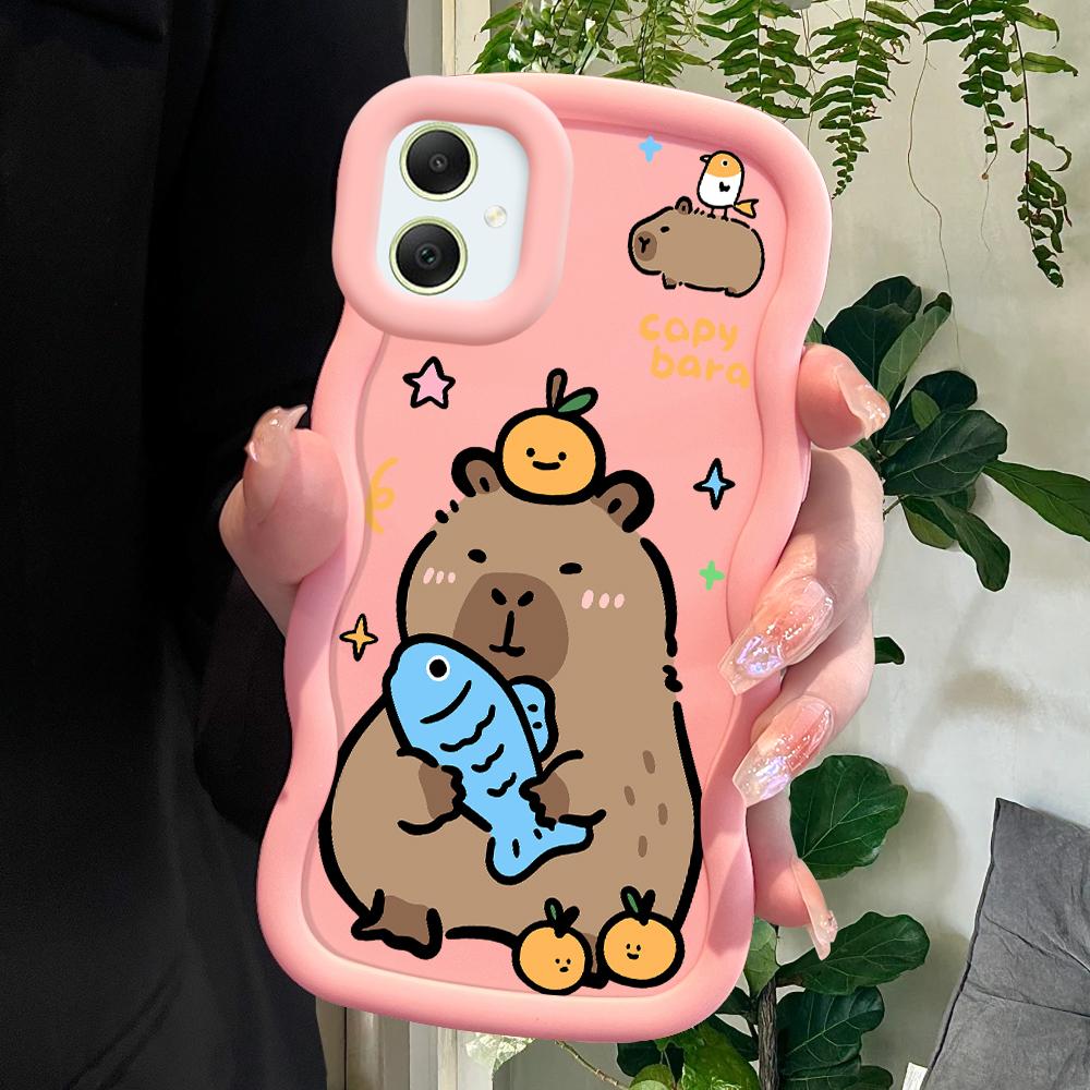 Милый мультяшный дельфин мягкий чехол для телефона Samsung Galaxy A52 A73 A12 S24 Ultra 5G S23 S22 S21 S20 FE Wave Edge противоударный защитный резиновый чехол