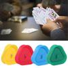 4Pcs/Set Spring-loaded Triangular Card Holder Hands-Free Board Game Cards Stand Family Game