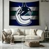 Vancouver Canucks Wall Tapestry Aesthetic Wall Hanging Printed Fabric Blanket Decorative Tapestries for Bedroom Living Room Home Decor