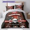 St. Pauli logo Bedding Quilt Set Quilt Cover Pillowcase Home Decoration Birthday Gift (1 * duvet cover + 2 * pillowcase, without core)