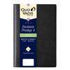 Quo Vadis Business Prestige 4/Anpara Diary (Weekly Vertical, A6 Variant Size, 10x15cm), Black, Starting April 2025 (qv60101bk)