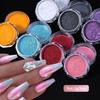 1g Nail Powder Art Glitter Mirror Effect Chrome Silver UV Gel Polish Shimmer Dip Dust DIY Nails Decor