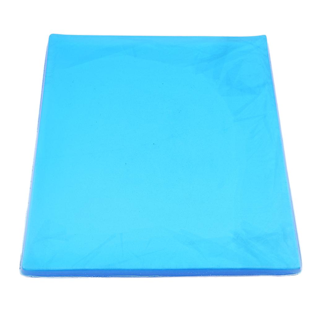 Motorcycle Seat Gel Pad Comfortable Soft Cooling Cushion Shock Absorption Mat - Blue (25 *22 x 1