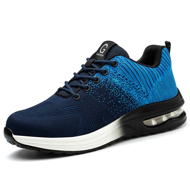 Anti Smash Protective Work Shoes Men Women Anti-puncture Indestructible Shoes Air Cushion Work Shoes Steel Toe Safety Shoes Man