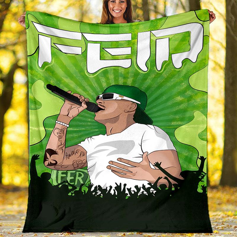 Feid6 printed throw blanket—lightweight,soft,warm;versatile blanket for all seasons—perfect as &air-conditioning throw,nap blanket