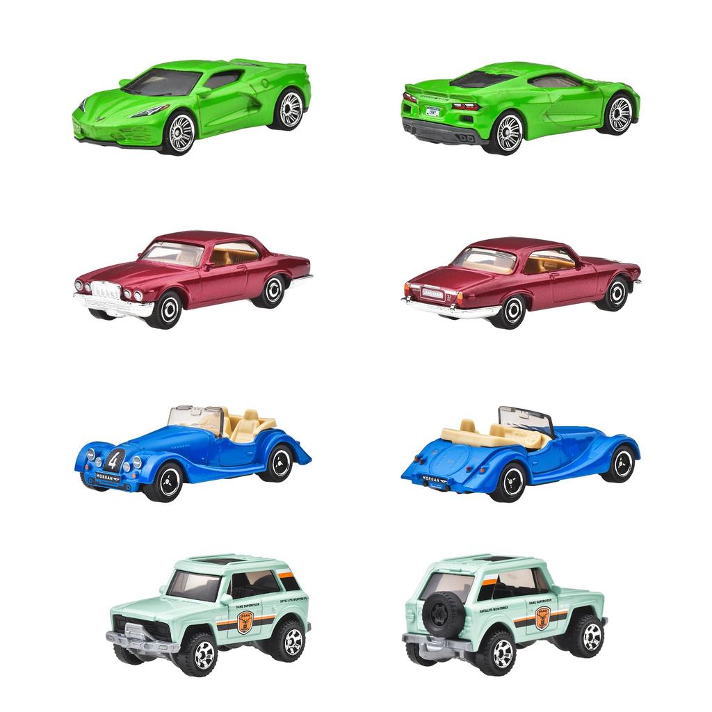 Matchbox Базовые машинки Ассортимент F Игрушка-транспорт Мини-коробка Возраст Машинки, Набор из 24 машинок, Набор, 3+, Многоцелевой, 98CF-30782