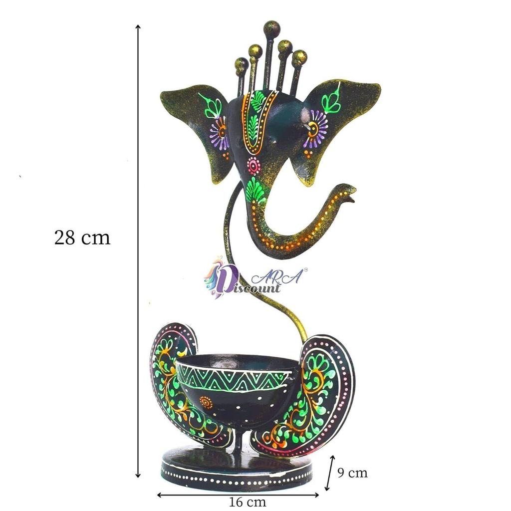 Iron Tealight Holder For Home Decor - Figurine - Home Decorative Items For Living Room/Pooja Room Decoration Item - Gift Items/Gift Items