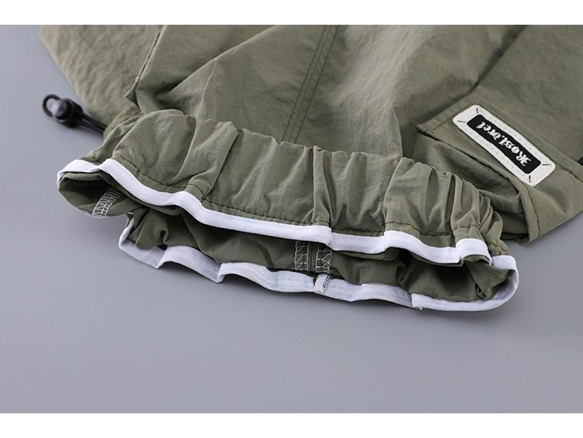 Летний костюм-тройка для мальчиков 2025 г.: Красивая рубашка с короткими рукавами и детская рабочая одежда