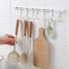 Multi-functional Track Row Hooks Portable Plastic Self-adhesive Cabinet Hook New Kitchen Long Row Hook Practical Sliding S Hook