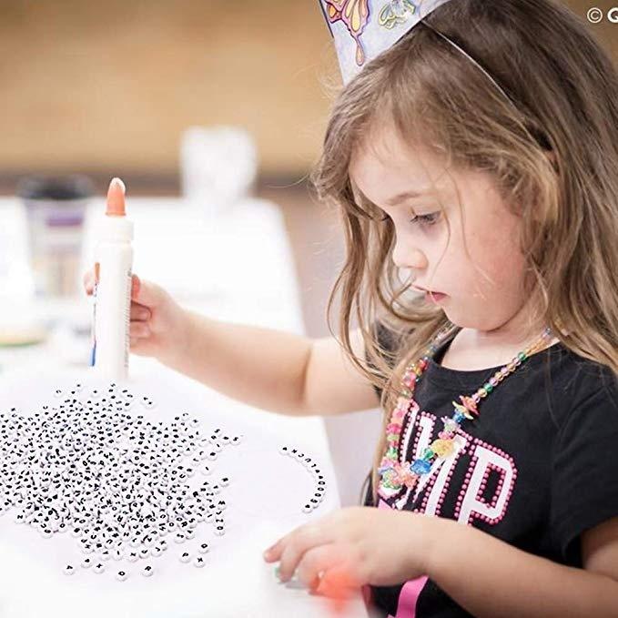 Набор бусин пони для изготовления ювелирных изделий, детей, взрослых, детей, рукоделие, ожерелье, браслеты, буквы алфавита, красочные бусы для рукоделия, комплект аксессуаров(6 компл.)