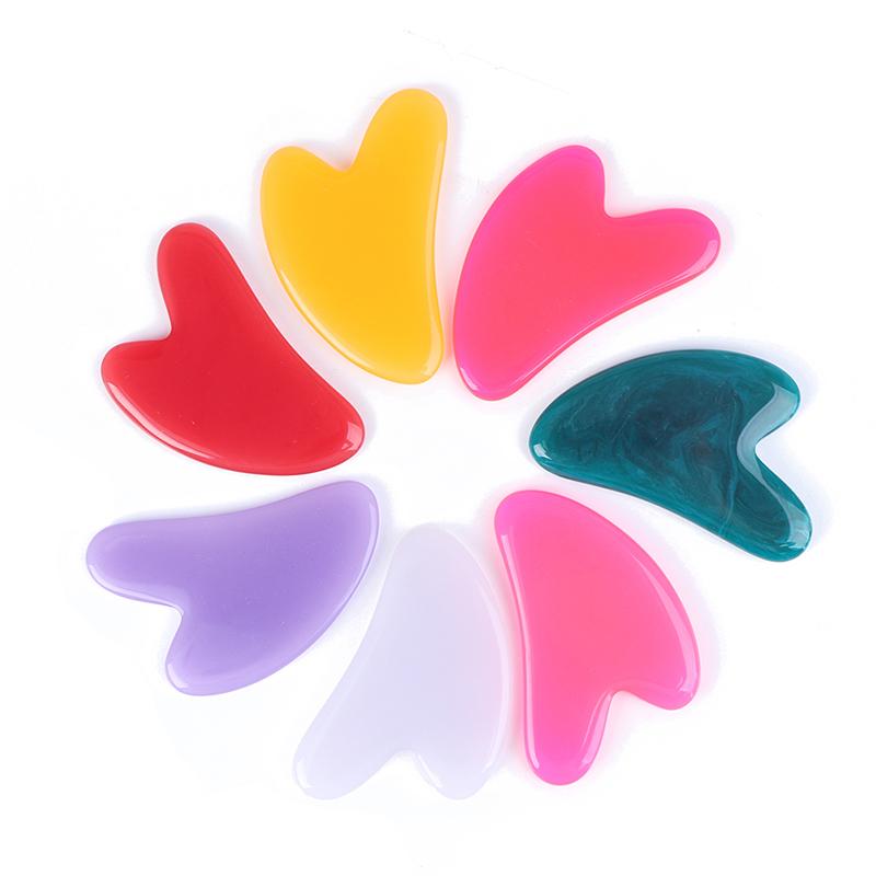 Массажная пластина для лица Гуаша, скребковая пластина для лица и тела