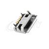 Микро USB 4-контактный штекер с плоской головкой и 4 ножками