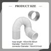 5.9'' Diameter AC Exhaust Duct Hose, Universal Adapter for Air Conditioning