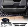 Накладки на двери от пинков для Ford F-150 2021 2022 2023 2024 2025 LHD RHD Автомобильные кожаные карбоновые коврики Отделка Аксессуары.