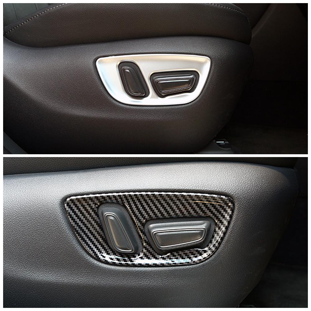 For Toyota Highlander XU70 2024 Interior Accessories Decorate Modify Seat Adjustment Switch Button Panel Cover Frame Sticker