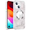 Protective Case for iPhone 15 - Electric Circuit Pattern - Shockproof - Translucent - Magnetic Circle