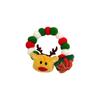 Christmas Pet Collar Dog Collar Christmas Tree Old Man Elk Hair Ball Dog Necklace Cat Collar Decoration