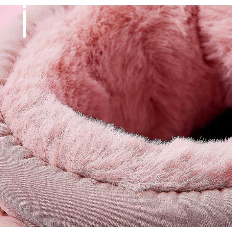 Детские хлопковые тапочки зимнего сезона, милые теплые домашние хлопковые тапочки для мальчиков и девочек, сумка для снега и детские зимние ботинки