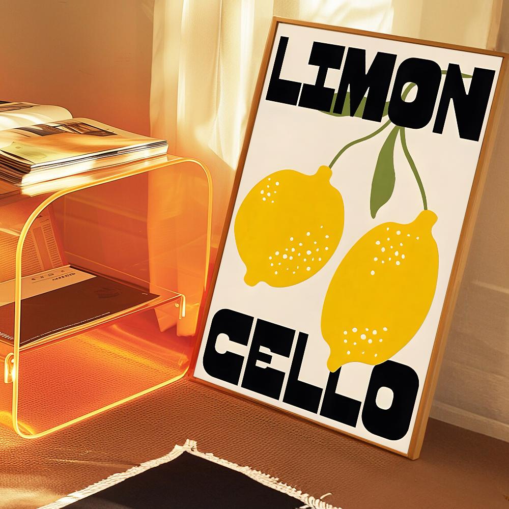La Dolce Vita Lemon Классические винтажные постеры HD качества настенное искусство ретро постеры для домашнего декора комнаты